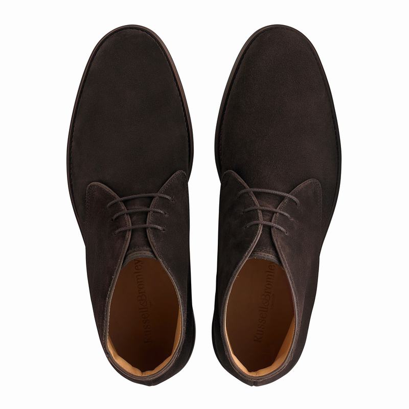 Stivali Del Deserto Russell And Bromley Classic Uomo Marroni | NLU565WQ