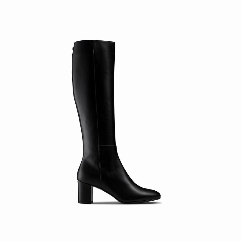 Stivali Ginocchio Russell And Bromley Dressage Donna Nere | PXY1611DB