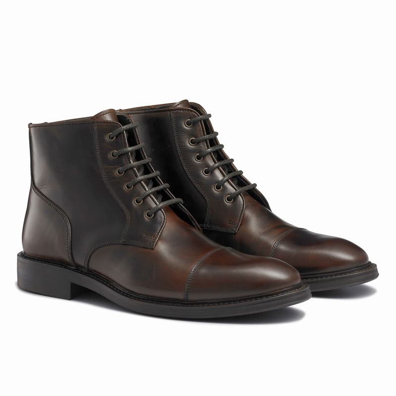 Stivali Stringati Russell And Bromley Portobello Uomo Marroni | MHL2647NO