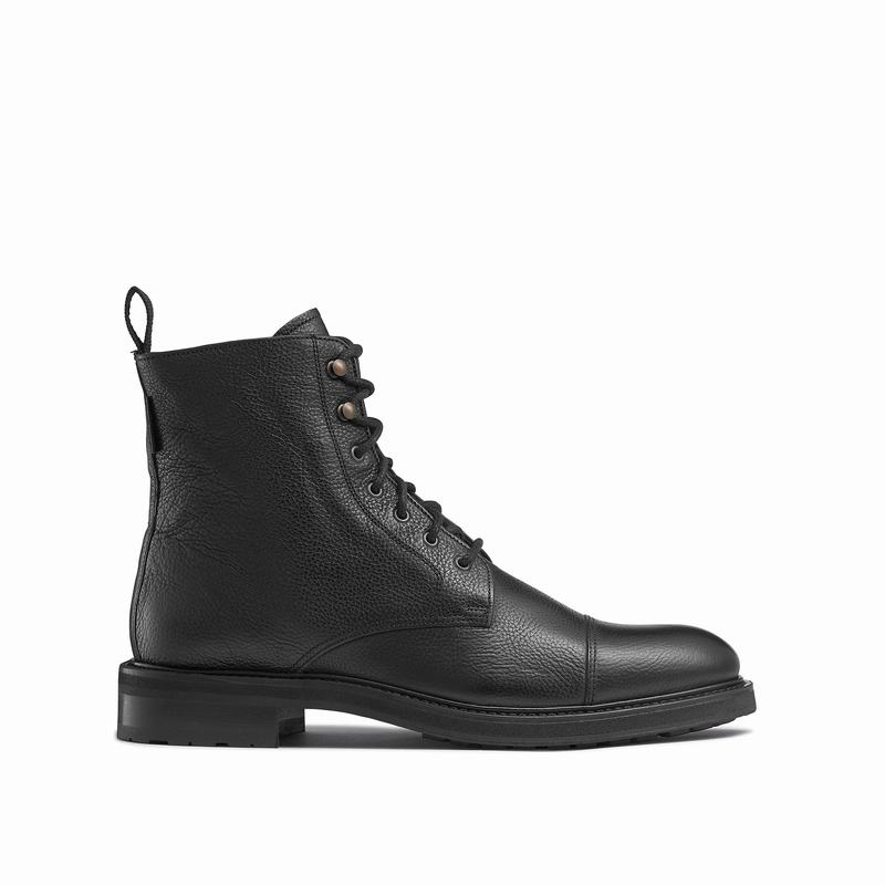 Stivali Stringati Russell And Bromley Stomp Uomo Nere | JYE7570AS