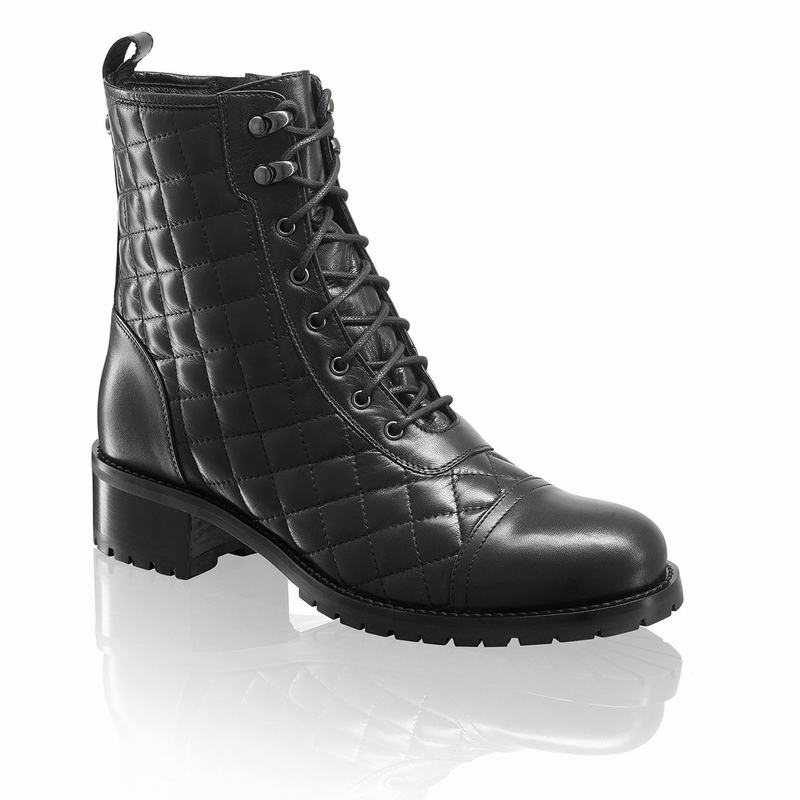 Stivali Stringati Russell And Bromley Toughstuff Donna Nere | EIT4014WU