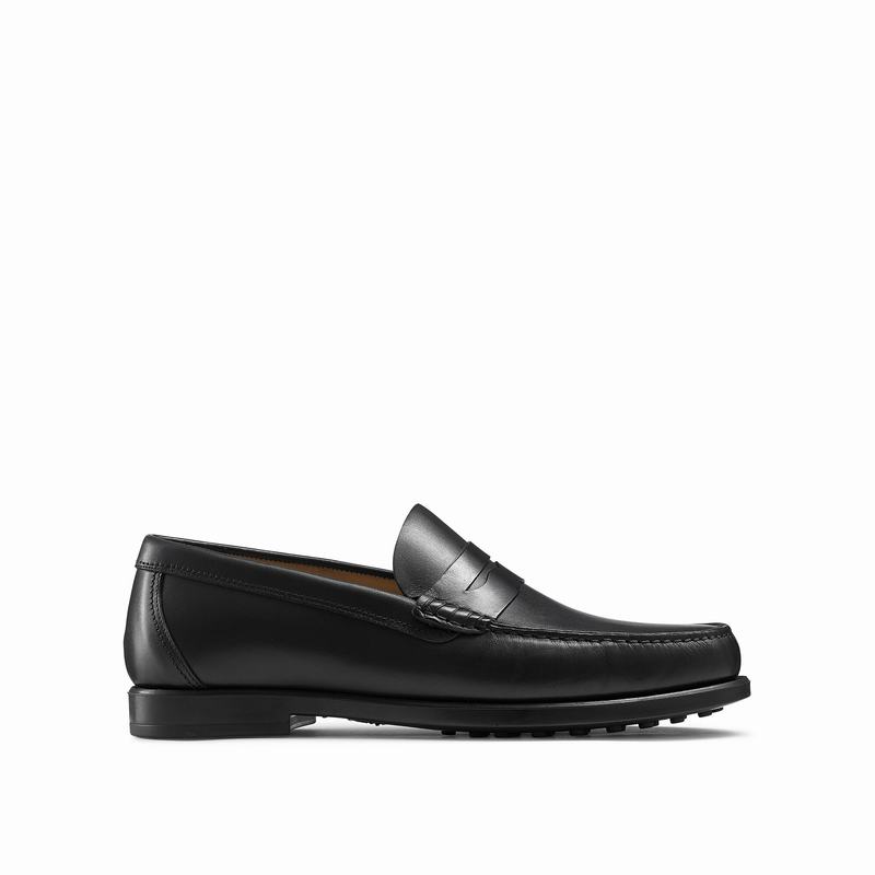 Mocassini Russell And Bromley Hard Wear Uomo Nere | AXF971NL