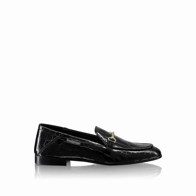 Mocassini Russell And Bromley Loafer Donna Nere | BHO7650HX