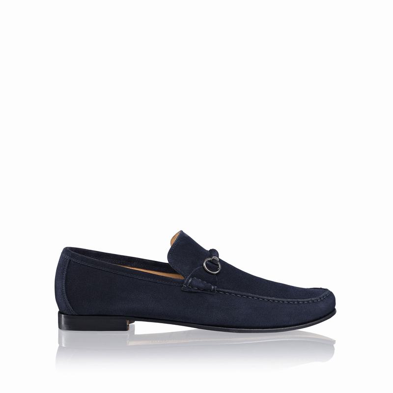 Mocassini Russell And Bromley Misty Uomo Blu | WYB7641EG