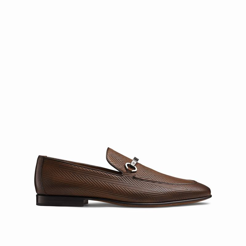 Mocassini Russell And Bromley Pluto Uomo Marroni | ZOV5188YQ