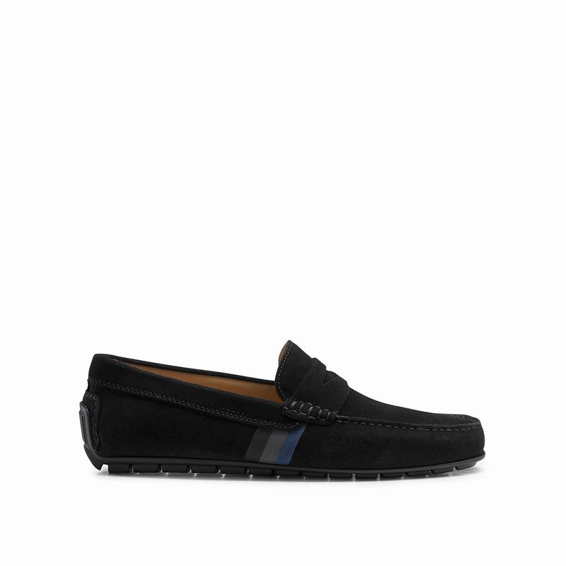 Mocassini Russell And Bromley Soft Wear Uomo Nere | URG6779HE