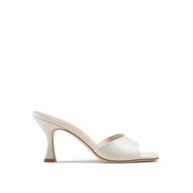 Sandali con Tacco Russell And Bromley Mojito Donna Crema Bianche | DBE3274YW