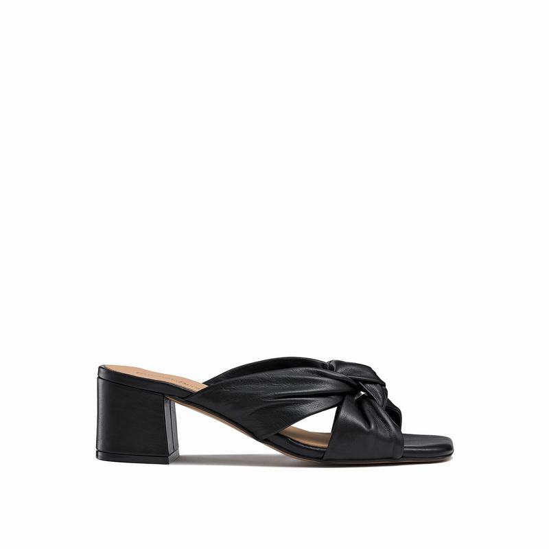 Sandali con Zeppa Russell And Bromley Top Knot Donna Nere | CTX7024DN