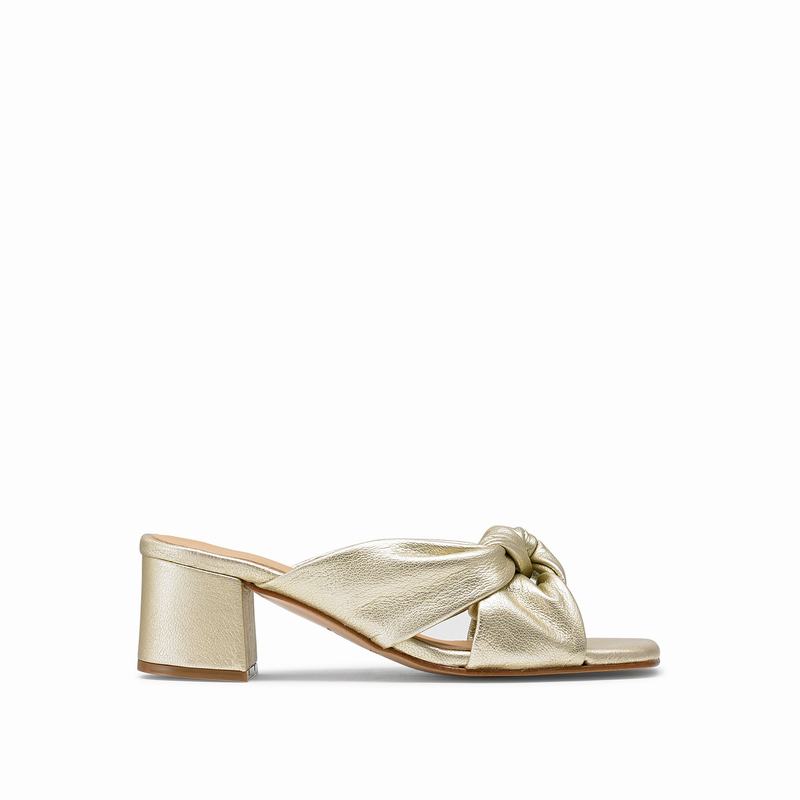 Sandali con Zeppa Russell And Bromley Top Knot Donna Metallic | FLY6528PA