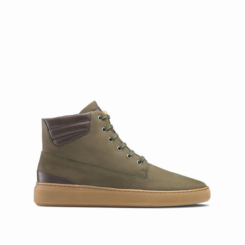 Scarpe Alte Russell And Bromley Landmark Uomo Verdi | PTW8597RJ