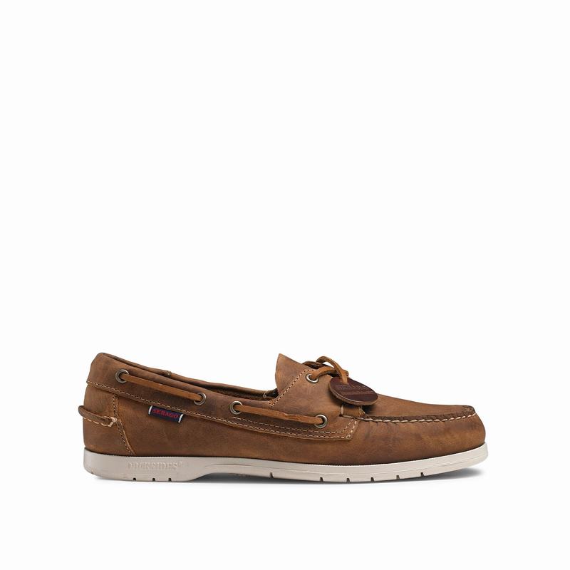 Scarpe Barca Russell And Bromley Docksides Uomo Marroni | AKI3743QH