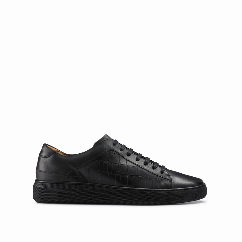 Scarpe Bassi Russell And Bromley Clear Run Uomo Nere | FDQ9064BS