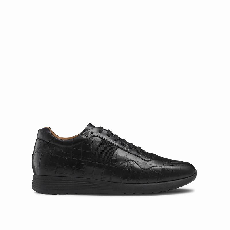 Scarpe Bassi Russell And Bromley Run Time Uomo Nere | TMQ6355PJ