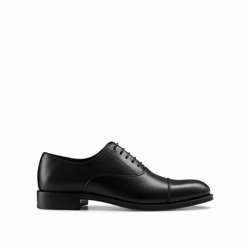 Scarpe Oxford Russell And Bromley Boris Uomo Nere | DUH4365II