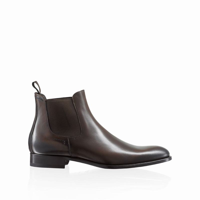 Stivaletti Chelsea Russell And Bromley Beechwood Uomo Marroni | API4025VX