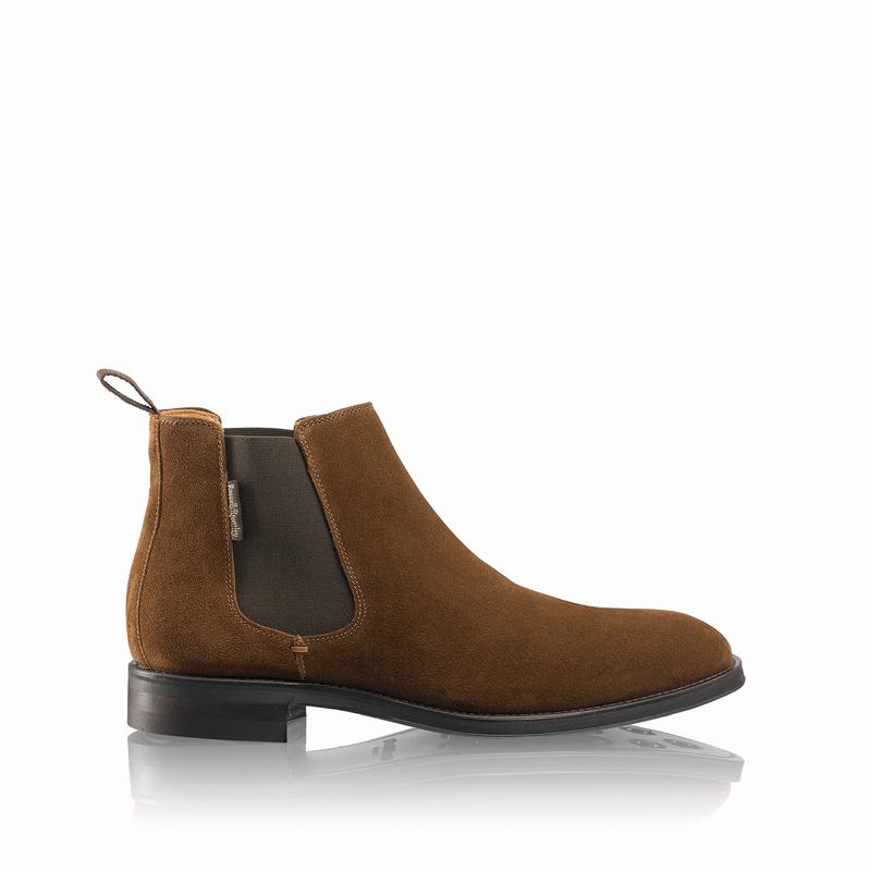 Stivaletti Chelsea Russell And Bromley Burlington Uomo Marroni | GKS6256GT