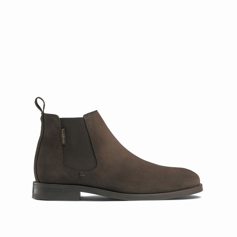 Stivaletti Chelsea Russell And Bromley Burlington Uomo Marroni | HDG3274YJ