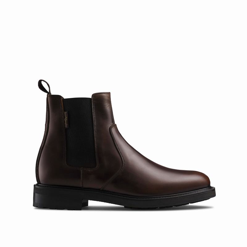 Stivaletti Chelsea Russell And Bromley Wayside Uomo Marroni | LXX887GM