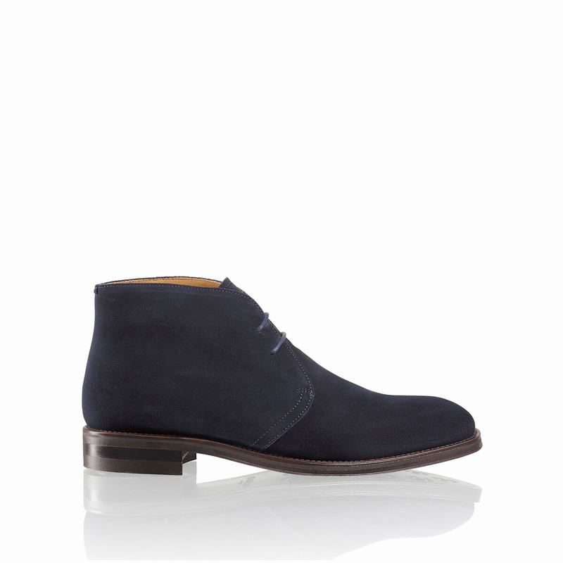 Stivali Del Deserto Russell And Bromley Jermyn Uomo Blu | IMS974NY